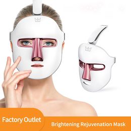 Electric Led Facial 7 Colours phton light Home Use Beauty Equipment Skin Care Product With Neck