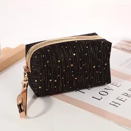 Storage Bags Cosmetic Bag Women Make Up Bling Stars Pouch Wash Toiletry Travel Ladies Makeup Tampon Holder Organiser