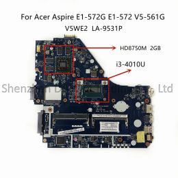 Motherboard V5WE2 LA9531P For Acer Aspire E1572 V5561G E1572G Laptop Motherboard With i3 i5 i7 CPU HD8570M 2GB Video Card NBV9E11001