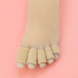 Silicone Tube Toe Gel Protector Cover Soft Cushion Pad Cap Can Be Cut Finger Gel Tube Pain Relief Protection Foot Care Sleeve