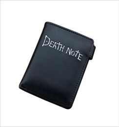 Anime Death Note Simple and Cool Black PU PursePenny Wallet with Button2573751