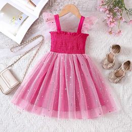 Girl's Dresses Summer Baby Girl Dresses Princess Dresses for Girls Sequins Tutu Birthday Party Girl Clothes Bohemia Smocked Dresses for Girls