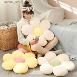 Stuffed Plush Animals Nice Colorful Flower Plush Pillow Cushion Soft Sunflower Plant Mat Stuffed Sofa Bed Sleeping Back Decor Christmas Gifts L411