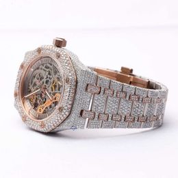 Luxury Looking Fully Watch Iced Out For Men woman Top craftsmanship Unique And Expensive Mosang diamond Watchs For Hip Hop Industrial luxurious 35883