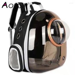 Cat Carriers Carrier For Puppy Breathable Portable Pet Bag Stroller Carrying Backpack Transparent Space Travel Products