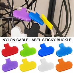 Reusable Cable Ties Fastening Wire Organizer Cord Rope Holder Self Adhesive Adjustable Cord Organizer Straps Desk Management