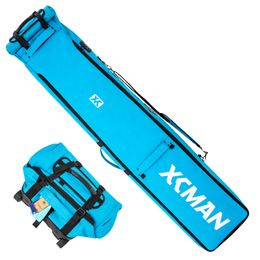 XCMAN Padded Snowboard Bag with Wheels and Lock,Road Trips and Air Plane Travel Adjustable Length 63 to 78 inch