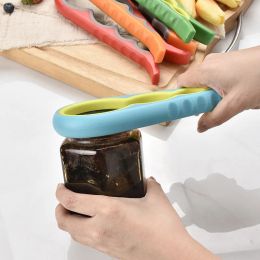 4 In 1 Multi Purpose Bottle Opener Non-slip Twist Off Lid Quick Opening Cooking Everyday Use Can Wrench Bottle Kitchen Gadgets