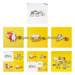 Pins, Brooches Pins Hat For Metal Decoration Accessories Vintage Style Suitable On Hats Drop Delivery Jewellery Dhl8B