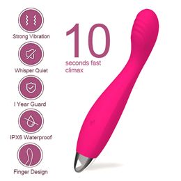 High Frequency G Spot Vibrators Women Finger Stimulator Vagina Massager Clitoris Vibrating Dildo Female Masturbator sexy Toys