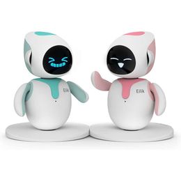 Interactive Blue Cute Robot Pets for Kids and Adults - Perfect Companion for Home or Workspace - Unique Gift for Girls and Boys
