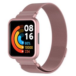 WatchBand For Redmi Watch 2 Lite Smart Magnetic Bracelets For Redmi Watch3 Active Wristband Metal Case Protector Cover Bumper