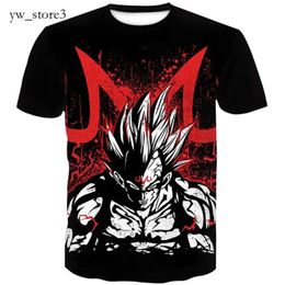 Men's T-shirts Fashion Anime Goku 3D Printed T-shirt Men Women Summer Casual Cartoon Short Sleeve Harajuku Streetwear Oversiz 2160