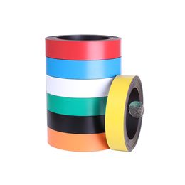 1Meter Colourful Rubber Flexible Magnetic Stripe 25mm x 1mm(Width x Thick) Magnetic Craft Tape For DIY,Teaching
