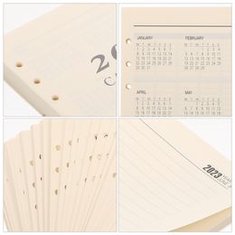 176 Sheets Paper Planner Inserts A5 Refills Notebook Refill Lined Leaf Journal Binder Diary 2023 Ring 6 Hole Insert Papers