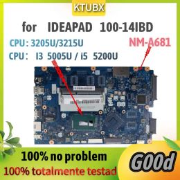 Motherboard For Lenovo 10014IBD Laptop Motherboard. NMA681 motherboard with CPU 3205/ i3/I5 . 100% tested working