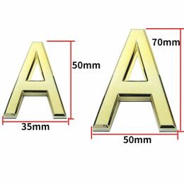 50-70 mm Exterior House Number Outdoor Hotel Mailbox Table Numbers Number Signs The Door Adhesive Letters Sticker Signs Plaque