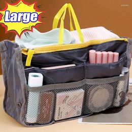 Storage Bags Multipurpose Cosmetic Bag Travel Makeup Organizer Large Capacity Make Up Pouch Portable Toiletry Beauty Case