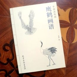 Supplies Chinese Water Ink Painting Eagle and Crane Sketch Brush Ink Art Tattoo Reference Book