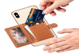 Universal 3M Sticker Back Phone Card Slot Leather Pocket Stick On Wallet Cash ID Credit Card Holder For Cellphone Case iPhone 12 m5505158