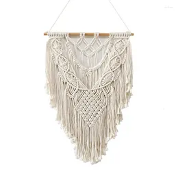 Tapestries Macrame Wall Art Woven Tassel Tapestry Boho Beautiful Decor For Apartment Nursery Bedroom Living Room Part