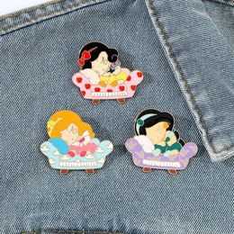 beauty brooch Cute Anime Movies Games Hard Enamel Pins Collect Metal Cartoon Brooch Backpack Hat Bag Collar Lapel Badges