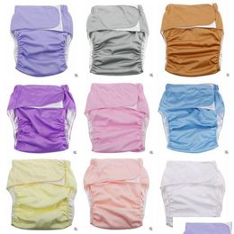 Cloth Diapers Diaper Adjustable Wash Adts Reusable Ers Elderly Waterproof Napkin Nappy Briefs Shorts Panties Drop Delivery Baby Kids M Ot1Kg