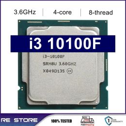 Motherboards NEW Core i3 10100F 3.6GHz 4core 8thread CPU processor L2 = 1M L3 = 6m 65W LGA 1200 no fan
