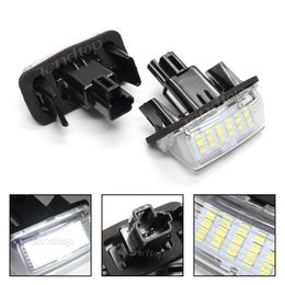 2Pcs Canbus LED Bulbs Licence Plate Number Lamp Facelift For Toyota Yaris/Vitz Camry Corolla Prius C Ractis Verso S