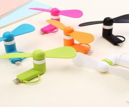 Whole Selling Portable Mini USB Fan by Smartphone Cell Phone iPhone Android Fan Cooler Fan Novelty Games gifts toys4739910