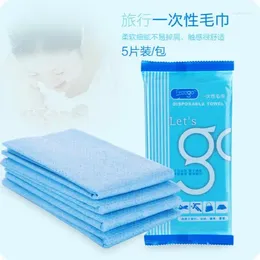 Towel Travel Disposable Portable Face 5 Pcs/Lot Outdoor Non-woven Cleansing