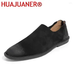 Casual Shoes Fashion Loafers Suede Men High Quality Lightweight Walking Driving Business Office Formal Moccasin Homme