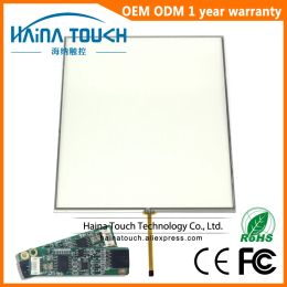 Panels Win10 Compatible 4:3 12 inch includes USB Controller 4 Wire Resistive Touch Screen Panel for Laptop / Industrial equipment