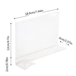 2pcs Acrylic Dividers Shelf Divider For Closets Organizers With Shelves Shelf Dividers Closet Purses Separators Shelf Divider