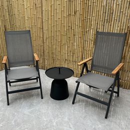 Simple Garden Furniture Sets Modern Leisure patio Balcony Three-piece Outdoor Villa Garden Table and Chair Cafe Dining Room Sets