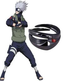 Gioielli anime Hatake Kakashi 925 Sterling Silver Regolable Mask Ring Accessorio per gli anelli delle dita Gift di compleanno di Natale H7534799