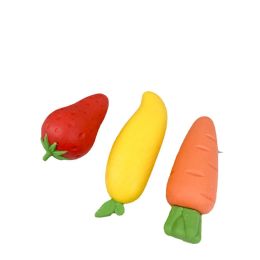 Eraser Big Mac Fruit Creative Carrot Eraser Unique and Cute Stationery School Office Supplies Children Student Pencil Eraser Prize Gift