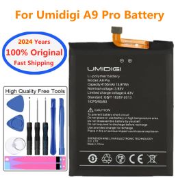 2024 years High Quality Original A 9 PRO Battery For UMI Umidigi A9 Pro A9Pro 4150mAh Phone Replacement Bateria Batteries +Tools