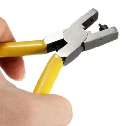 Universal Hand Tool for Leather Strap, Watch Band, Belt Punching Tool, Yellow Small Hole Punch Pliers, New