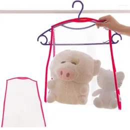 Hangers Pillow Drying Net Hang Basking Holder For Sleeping Portable Laundry Rack Doll Bag Clothes Dryer