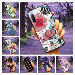 For Sony Xperia 10 III Case I 5 III 3D Flower Relief Soft Silicone Emboss Phone Cover For Sony Xperia 5 III / 10III Lite Cases