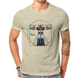 Men 192 Vitru Grendizer Goldorak UFO Robot T Shirt 100% Cotton Clothing Vintage Short Sleeve Tee Shirt Gift Idea T-Shirts 240409