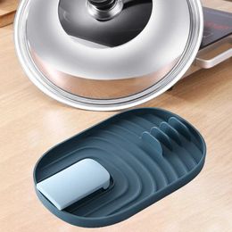 Kitchen Storage Pot Lid Shovel Rack Foldable Spoon Rest And Holder Multifunctional Practical Home Supply