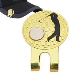 Magnetic Golf Hat Clips Portable Golf Ball Marker Mini Metal Golf Putting Green Mark Caps Marker Clip For Golf Equipment