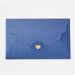 5pcs/set Pearl Kraft Paper 17.4*11cm Gilding Love Envelope Bank Card Packaging Envelopes
