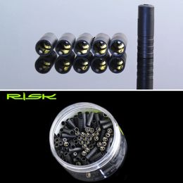 RISK 2/4/10-100pcs Bicycle Basic Cable End Caps 4mm Shift 5mm Brake Cable Cover Dustproof Bicycle Brake Shift Cable Cover