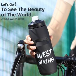 Polypropylene Soft Cups Large Capacity Sports Water Bottle Outdoor Water Cup Running Cycling Hiking Flexible Water Bag
