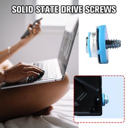 1/2/4pc Blue Screw For HP 3.5 HDD DC7800 DC7900 8000 For Hard Disc Screws For Elitedesk 2.5" State Or 3.5" Mechanical Hard Drive