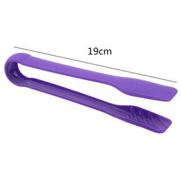 3pcs PP Food Tong Vegetable Clip Kitchen Tongs Non-slip Cooking Clip Clamp BBQ Salad Tools Silicone Grill Kitchen Accessories