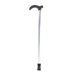 Aluminum Alloy Telescopic Crutches Non-Slip Elderly Walking Stick Trekking Stick Adjustable Walking Stick Cane 2 Section